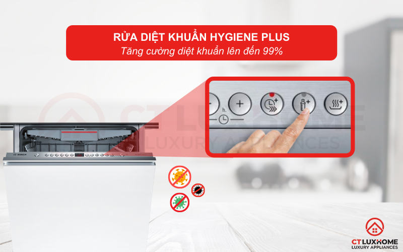 Tính năng Hygiene Plus diệt vi khuẩn, nấm mốc và bảo vệ sức khỏe người dùng