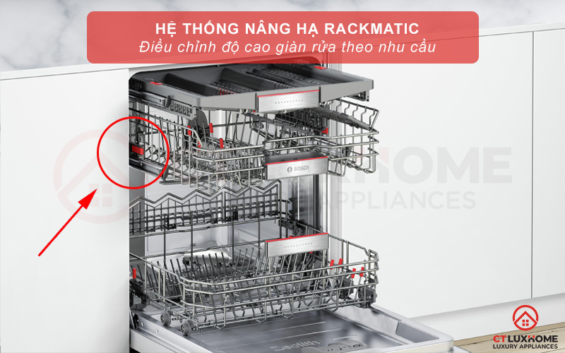 Hệ thống nâng hạ Rackmatic điều chỉnh độ cao giàn giữa theo 3 cấp độ