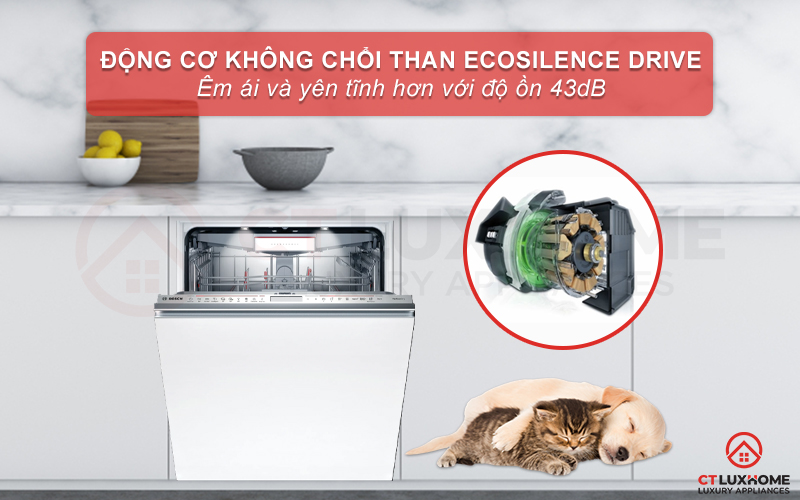 Vận hành êm ái và mạnh mẽ hơn với động cơ EcoSilence Drive