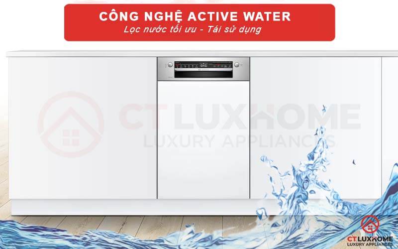Công nghệ ActiveWater cảm biến nước để tối ưu hiệu quả sử dụng