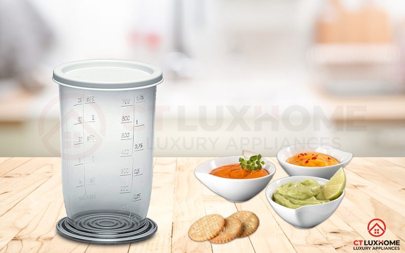 Cối xay định lượng dễ dàng đo lường, pha trộn và bảo quản hơn.