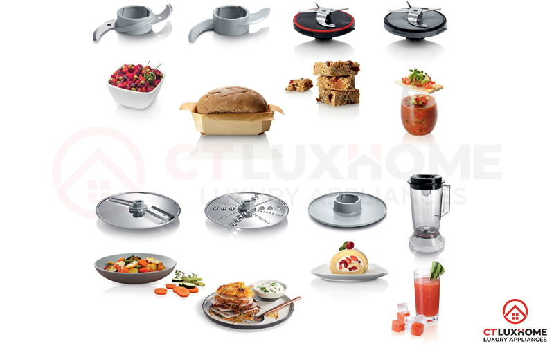 Lưỡi cắt đa dạng, chế biến được nhiều loại thực phẩm
