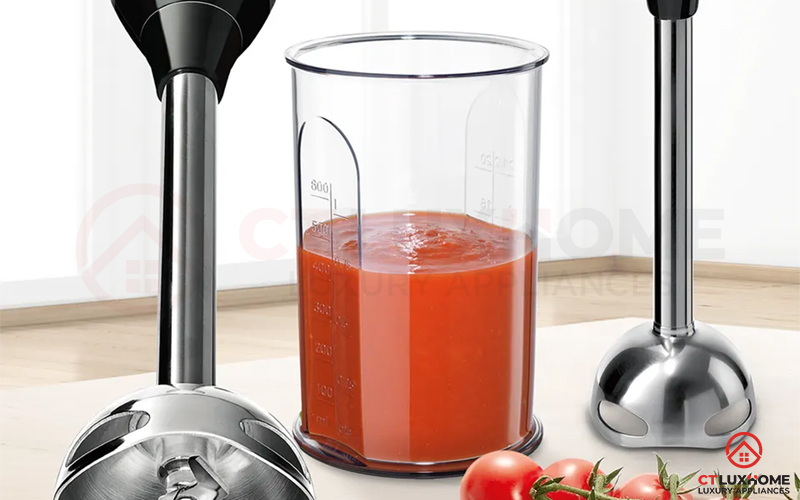 Cốc đong định lượng đi kèm nắp dễ dàng đo lường, pha trộn và bảo quản