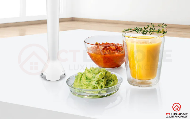 Chân cắt mỏng SlimFoot lý tưởng cho việc xay trộn với khẩu phần ăn nhỏ.
