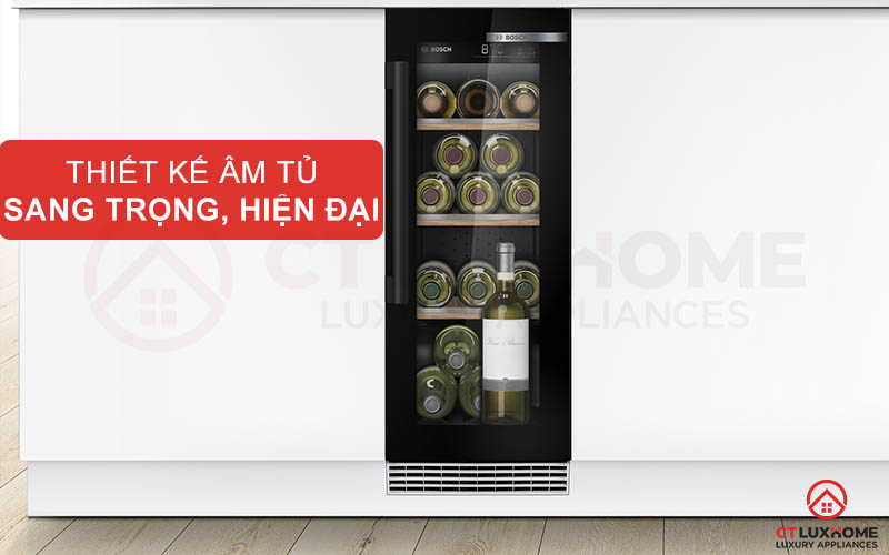 Thiết kế âm tủ mang lại vẻ hiện đại và sang trọng 
