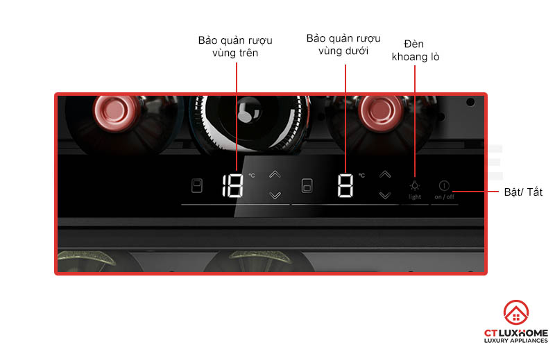 Không cần tủ riêng bạn có thể bảo quản hai loại rượu vang cùng một tủ