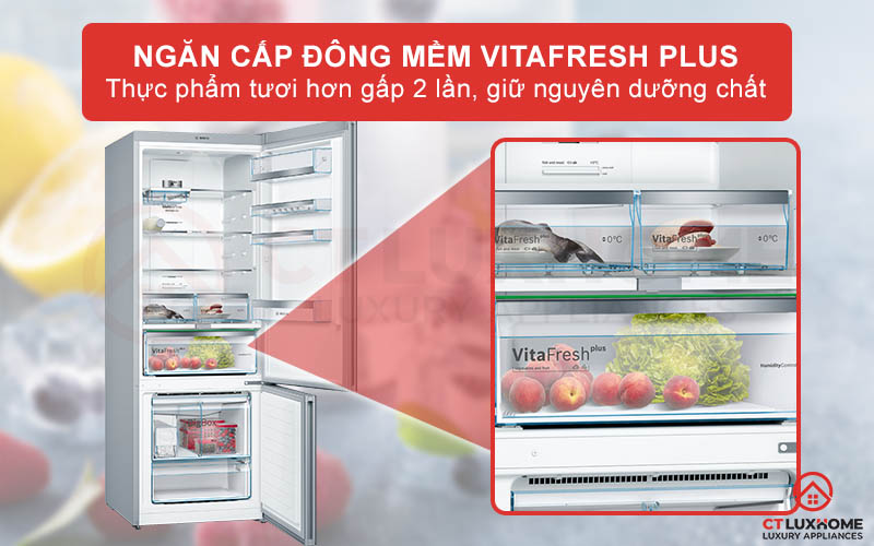 Hệ thống VitaFresh bảo quản thịt cá tươi hơn gấp 2 lần