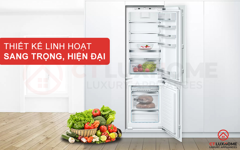 Thiết kế hiện đại, sang trọng với lớp vỏ thép không gỉ gam màu inox bền bỉ