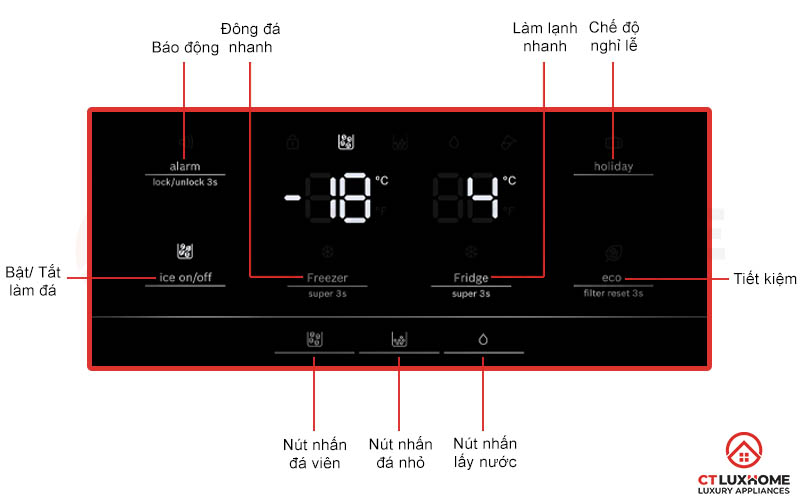 Tùy chọn, thiết lập các chế độ và cài đặt theo từng nhu cầu sử dụng