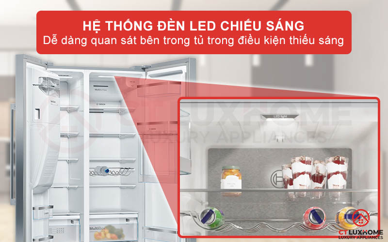 Hệ thống đèn LED chiếu sáng tiện lợi