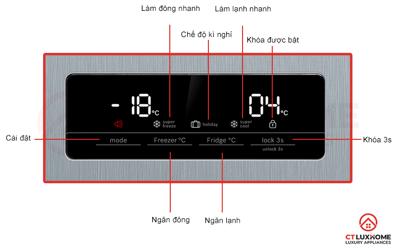 Tùy chọn, thiết lập các chế độ và cài đặt theo từng nhu cầu sử dụng