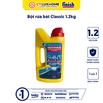 BỘT RỬA BÁT FINISH CLASSIC LEMON 1.2KG HƯƠNG CHANH CHÍNH HÃNG